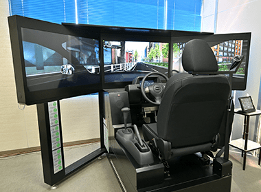 遠鉄自動車学校のシミュレーター