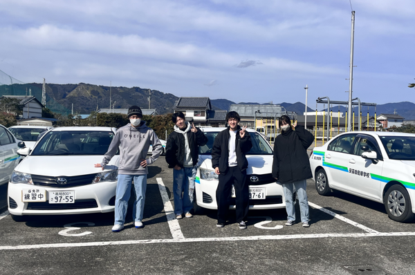 唯人さんの合宿免許の様子