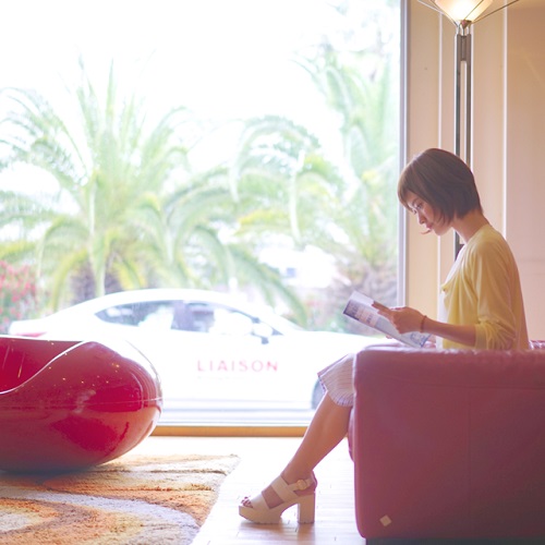 リエゾンドライビングスクールのエントランスホール