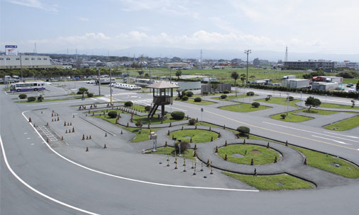 静岡県自動車学校沼津校の場内